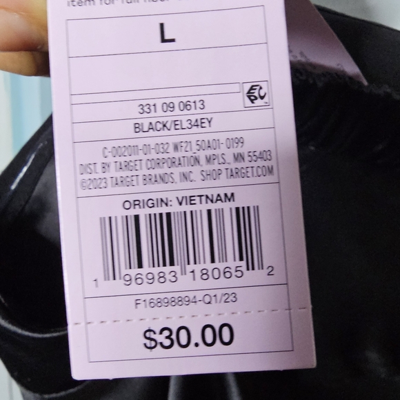 Wild Fable Black Satin Slip Dress - Picture 3 of 4